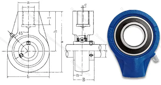 Подшипниковый узел UCHA 209
