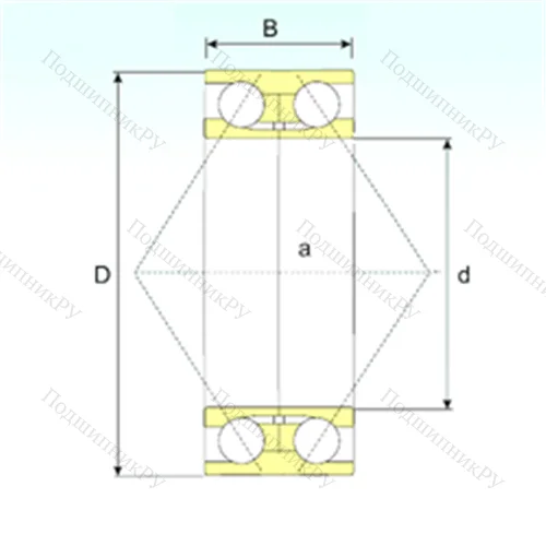 Подшипник шариковый радиально-упорный