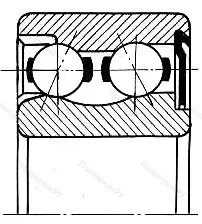 Модификация подшипника 3756206 размер 30x62x23,8