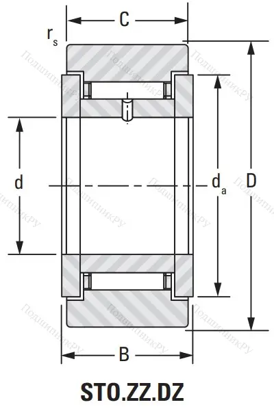 Подшипник STO 8 ZZ DZ