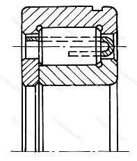 Подшипник NUP 409N размер 45x120x29