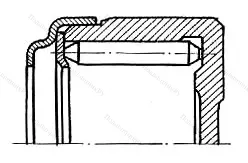 Модификация подшипника 804707К3С10 размер 33,635x50x37