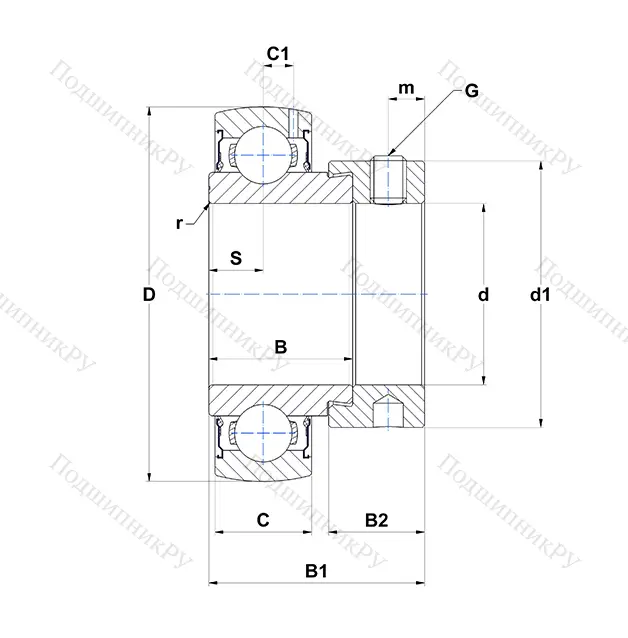 Корпусный подшипник