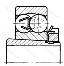 Модификация подшипника 11215 размер 75x150x28/50