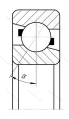 Подшипник 7207CD/P 4 размер 35x72x17