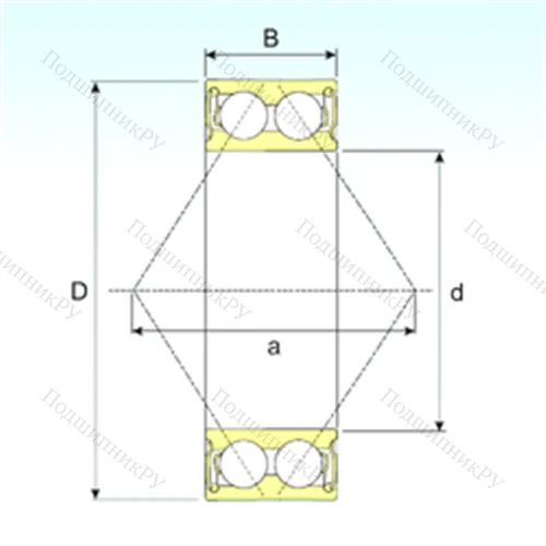 Подшипник шариковый радиально-упорный