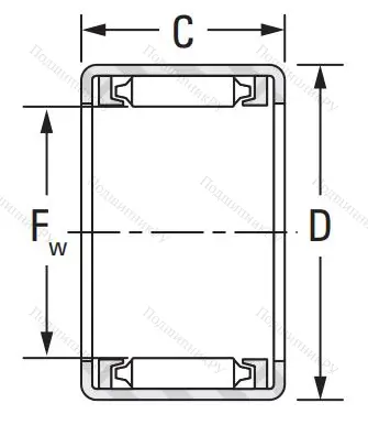 Подшипник обгонной муфты обгонная муфта FC 25 в Астрахани