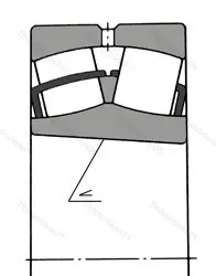 Подшипник  24138K (4153738) размер 190x320x128