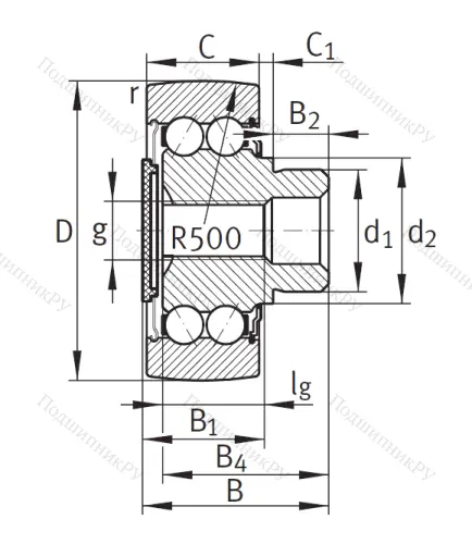 Подшипник ZL 5205 DRS