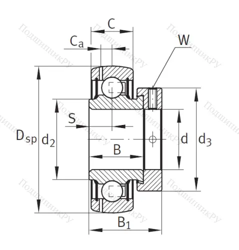 Корпусный подшипник GRAE 50 XL NPP B в Астрахани