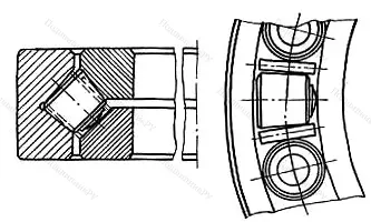 Модификация подшипника 1000921 размер 105x145x20 ГОСТ 520-89