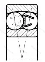 Модификация подшипника 8-1318Л размер 90x190x43