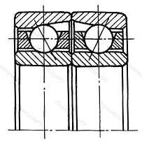 Подшипник  366306 размер 30x72x38