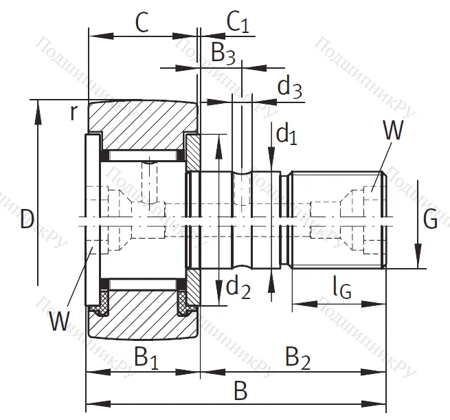 Подшипник KR 90 PP A