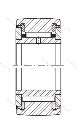 Игольчатый подшипник NATR 35 PP A от производителя  INA