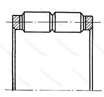 Модификация подшипника 6-252908Д размер 38x54x40