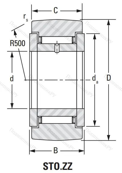 Подшипник STO 10 ZZ