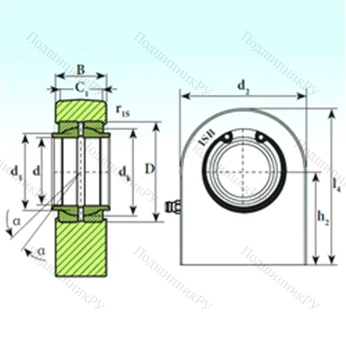 Подшипник скольжения сферический T.P.N.