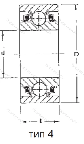 Радиальный шариковый подшипник W 211 PP 3 FBJ в Астрахани