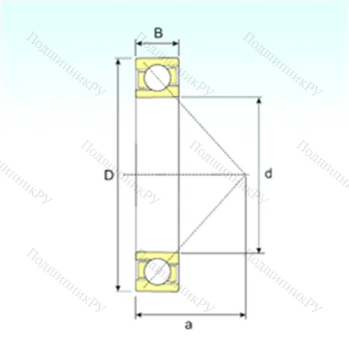 Подшипник шариковый радиально-упорный