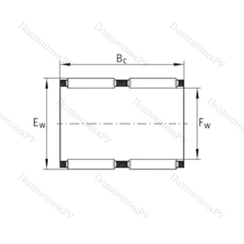 Подшипник игольчатый радиальный 712051210