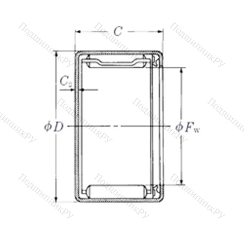 Подшипник игольчатый радиальный MFJLT-5028