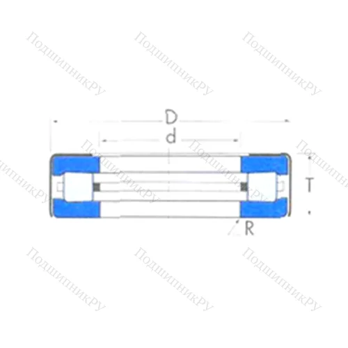 Подшипник роликовый упорный T 101