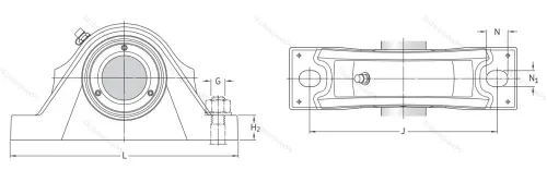 Подшипниковый узел SYNT 60 FTS в Астрахани