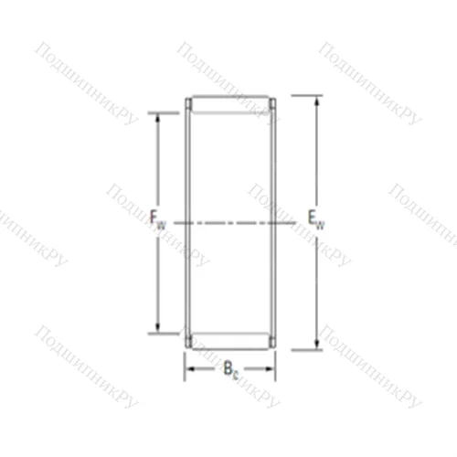 Подшипник игольчатый радиальный K 24X 28X 13H