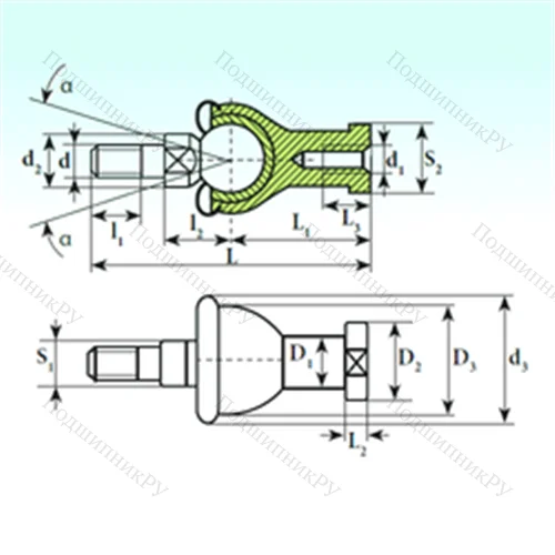 Подшипник скольжения сферический