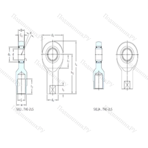 Подшипник скольжения сферический SIL 35TXE-2LS от производителя  SKF