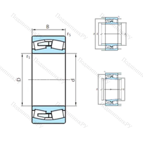 Подшипник роликовый радиальный самоцентрирующийся 23084CCW 33MBC 3