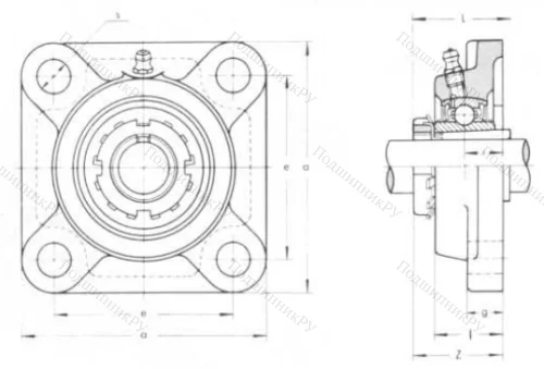 Подшипниковый узел UKF 213 в Астрахани