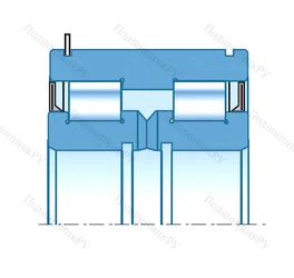 Двухрядный роликовый подшипник SL 04 5024 LLNR от производителя  NTN
