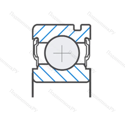Подшипник шариковый радиальный PLC 04-47/1