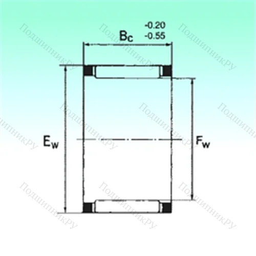 Подшипник игольчатый радиальный KZK 16x20x10
