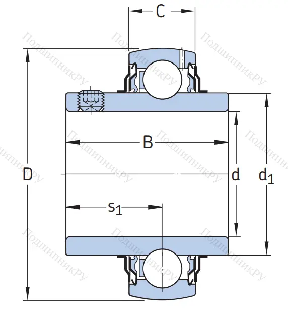 Корпусный подшипник