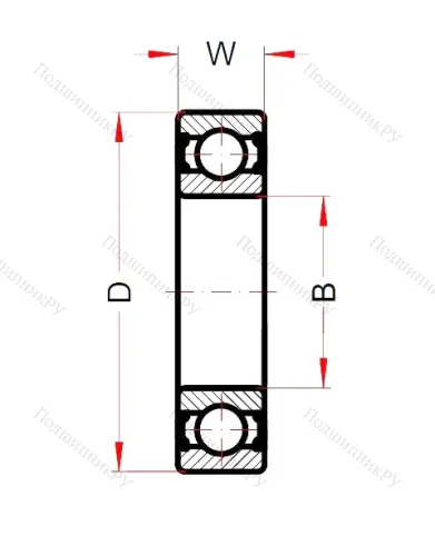 Высокотемпературный подшипник 6207 BHTS ZZ 280° (BECO) от производителя  BECO