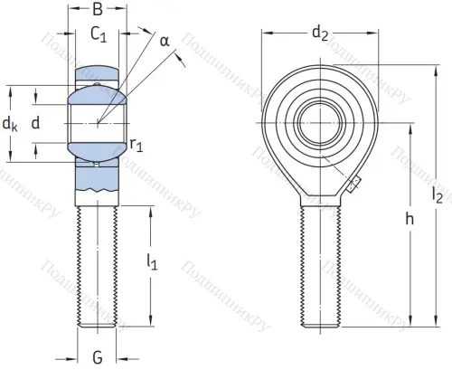 Шарнирная головка POS 6 L в Астрахани
