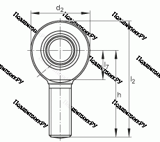 Подшипник GAR 30-DO