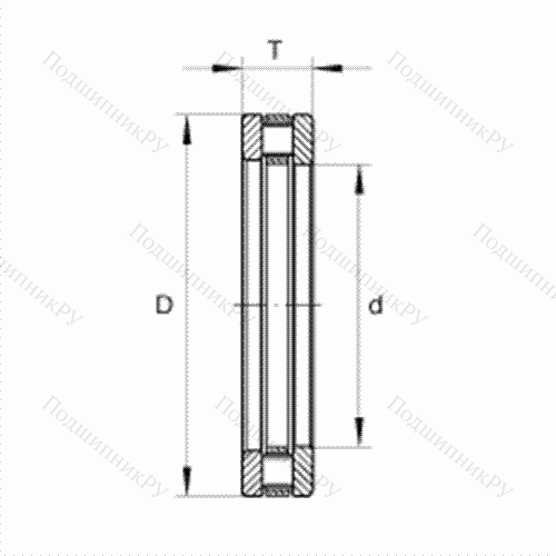 Подшипник роликовый упорный RTL 10